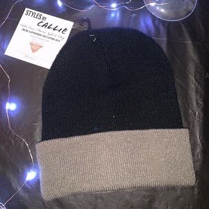 2 for $20 Men’s Black & Gray Cuffed Beanie